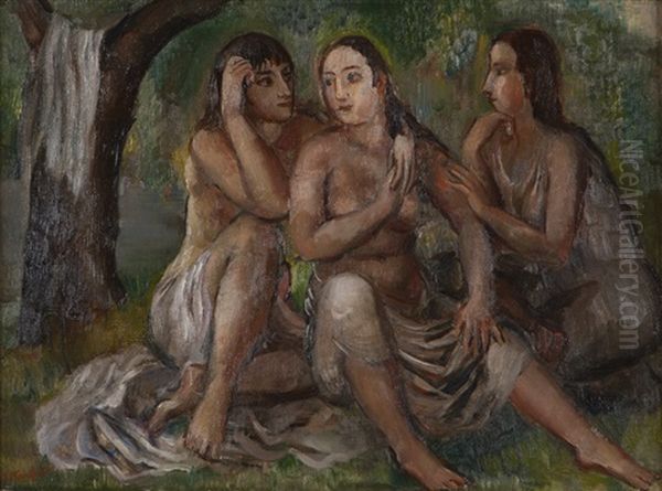 Three Figures, Or Three Young Women - view 1