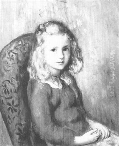 Young Girl In A Red Dress - view 1