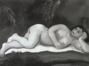 Nude On A Towel by Bernard Karfiol