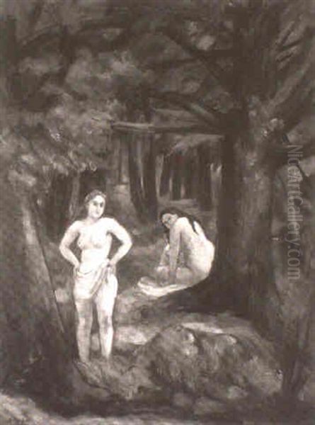 Forest With Two Nudes - view 1