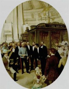 Distinguished By Kaiser Franz Josef I. Through The Honor Of His Address And Viewing My Objects At The Trade And Industry Exhibition On June 4, 1888 by Karl Karger