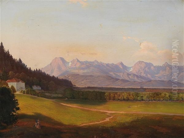 Radetzky Villa And The Kamnik Alps In Krain - view 1