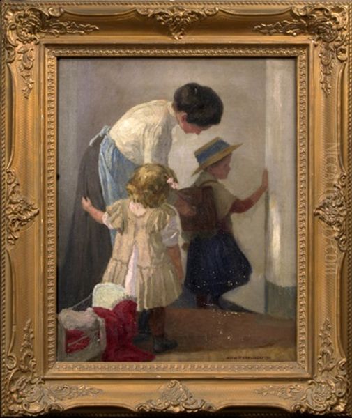 A Mother With Her Children - view 1
