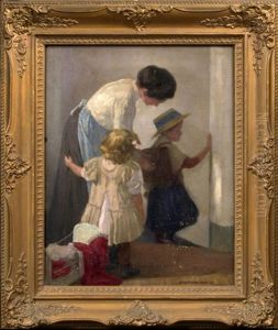 A Mother With Her Children
