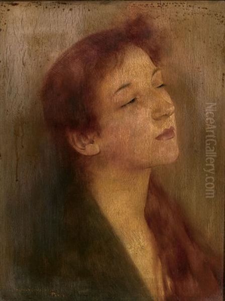 Portrait Of A Woman With Red Hair - view 1