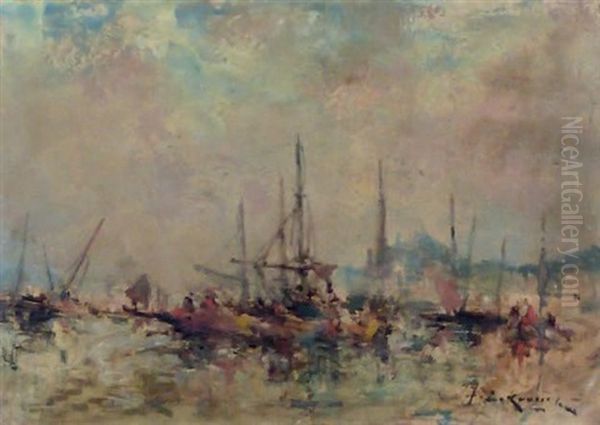 Vue Du Port De Constantinople - view 1