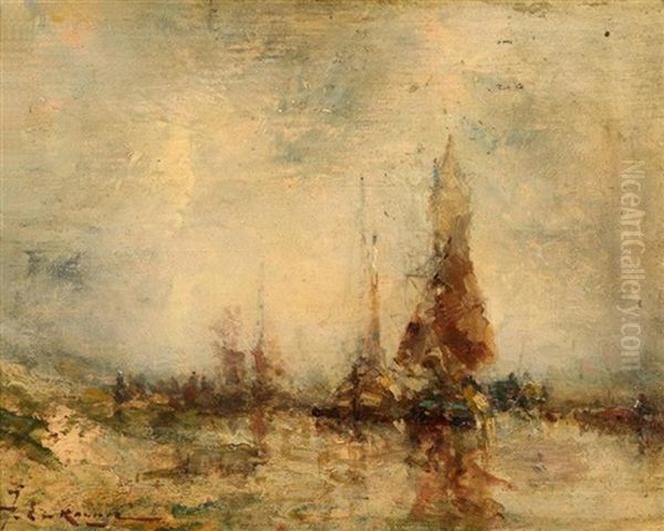 Landschaft Mit Segelschiffen - view 1
