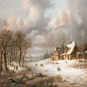 Winther Landscape From Copenhagen by Auguste Baud-Bovy