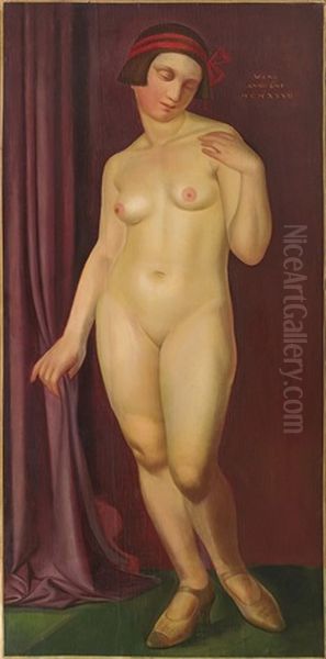 Nude With Red Ribbon - view 1