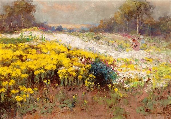 Girls On The Flowery Field - view 1
