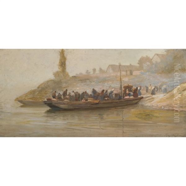 Danube Crossing, Zebegeny - view 1