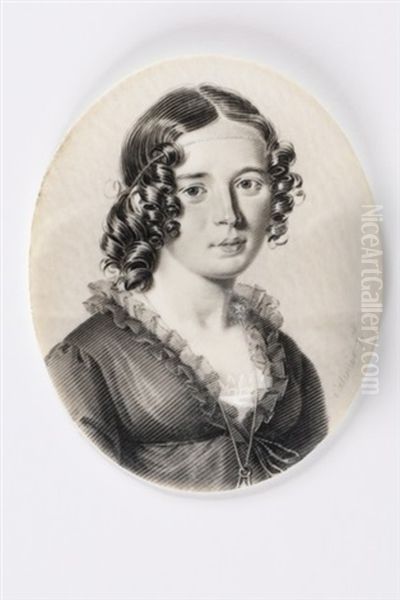 Portrait De Jeune Femme En Buste - view 1
