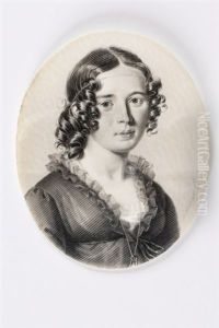 Portrait De Jeune Femme En Buste by Jean Jacques Karpff