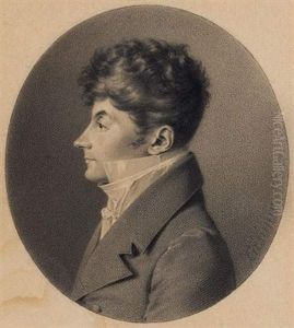 Portrait De Jeune Homme De Profil by Jean Jacques Karpff