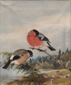 Birds On A Branch by Matti Karppanen