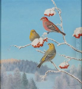 Pine Grosbeaks