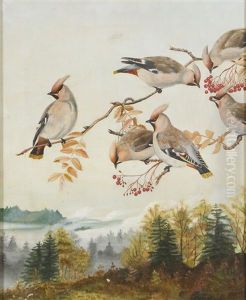 Waxwings by Matti Karppanen