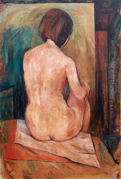 Blanche - Sedici Zensky Akt Zezadu - view 1