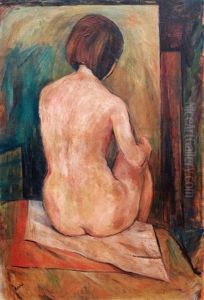 Blanche - Sedici Zensky Akt Zezadu by Georges (Karpeles) Kars