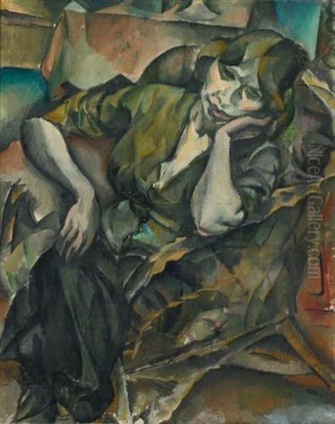 Woman In An Armchair - view 1