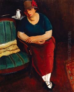 Zena Ve Fotelu by Georges (Karpeles) Kars