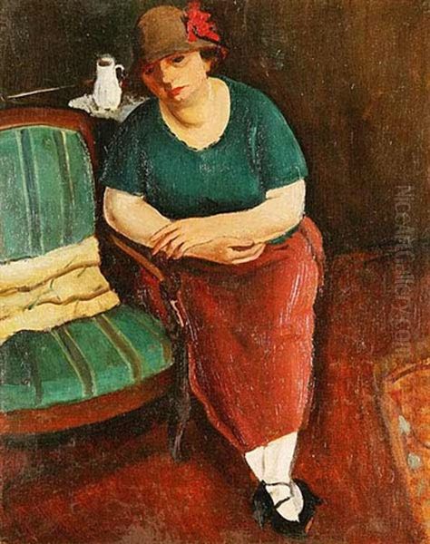 A Woman In An Armchair - view 1