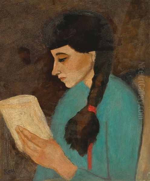 A Woman Reading - view 1