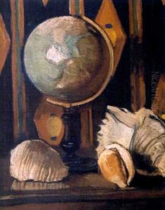 Nature Morte Au Globe Et Coquilles by Georges (Karpeles) Kars