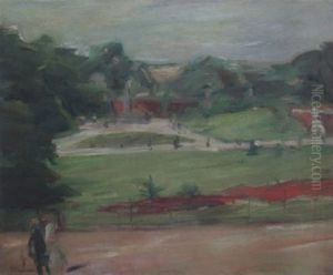 Promeneurs Dans Le Parc Promeneurs Dans Le Parc