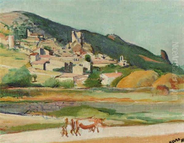Rochemaure Ardeche - view 1