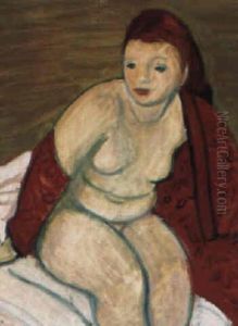 Femme Nue Assise