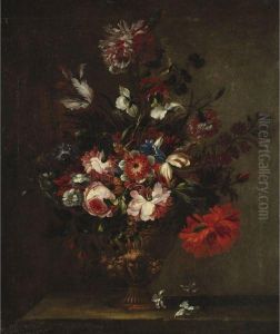Still Life With Flowers by Nicolas Baudesson