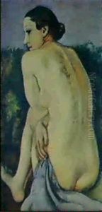 Nu De Dos (jeune Femme Assise)