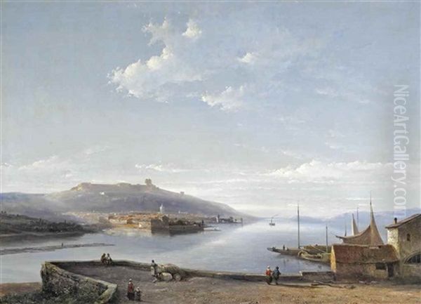 A View Of Koblenz With Burght Ehrenbreitstein - view 1