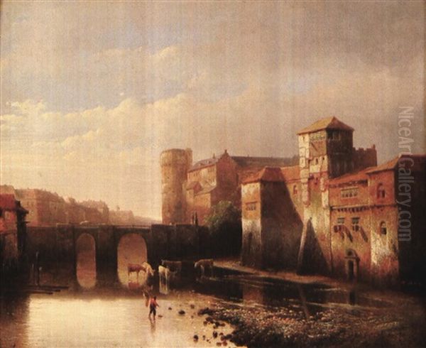 Vue De Ville Italienne - view 1