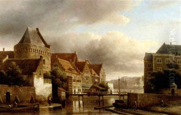 A Town Along A River - view 1