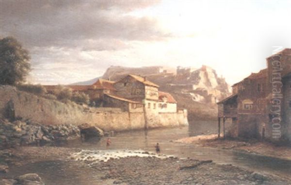 View Of A Fortified Town - view 1