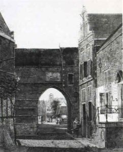 A Figure By A Towngate by Kasparus Karsen