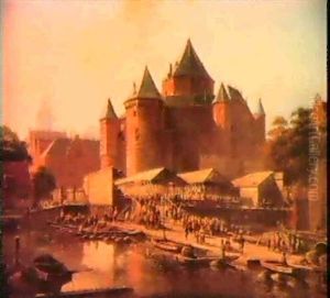 A View On De Waag, Amsterdam by Kasparus Karsen