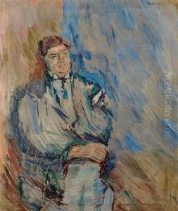 Portrait Of Sven Elvestad by Ludvig Peter Karsten