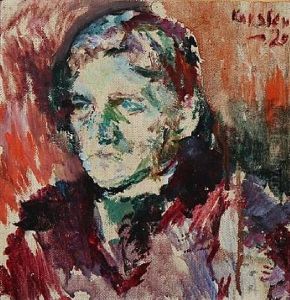 Portrait Of The Author Christian Rimestad (1878-1943) by Ludvig Peter Karsten