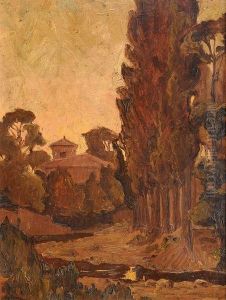 Paysage Au Cypres