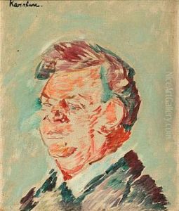 Portrait Of Peter Cornelius by Ludvig Peter Karsten