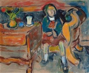 Alise I Sofaen by Ludvig Peter Karsten