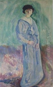 Portrett Av Skuespillerinne Betty Kirkeby