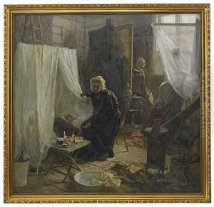 The Quarrel by Nikolai Alexeievich Kasatkin