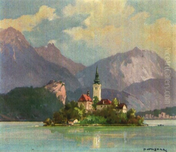 Blick Auf Bled In Slowenien - view 1