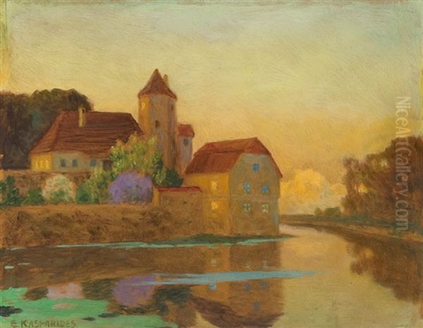 Sonnenuntergang Am Fluss - view 1