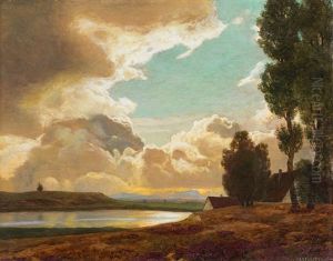 Evening Wit Sunset by Eduard Kasparides