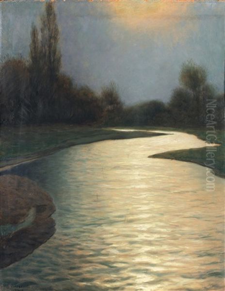 Fluslauf Im Vollmondlicht - view 1